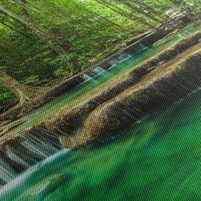 Kép - Erawan vízesés Kanchanaburiban, Thaiföldön (90x60 cm)