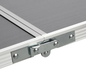 Casaria® Összecsukható kempingasztal - szürke