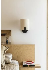 FARO 20053 - LED Fali lámpa NILA 1xE27/15W/230V + LED/3W krémes/fekete