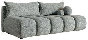 Háromszemélyes kanapé Didier mini  (szürke + fekete) . 1100566