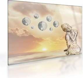 Kép - Meditációs idő (üvegen) (70x50 cm)