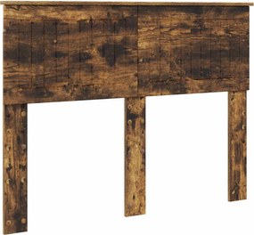 vidaXL Fejtámla Füstölt tölgy 120 cm Faanyag