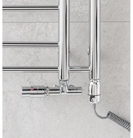 P.M.H. T2C-L - THEIA fürdőszobai törölközőszárító radiátor 352 W 154 cm balos/fényes króm