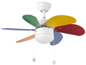 FARO 33179 - Mennyezeti ventilátor PALAO 1xE14/40W/230V