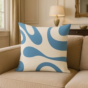 Párnahuzat 43x43 cm Blue Latte – Mila Home