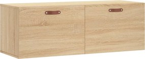 vidaXL sonoma tölgy színű szerelt fa faliszekrény 100 x 36,5 x 35 cm