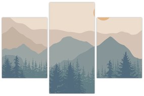 Kép - Türkiz hegység N⁰1 (90x60 cm)