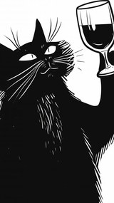 Poszter 50x100cm Macskavirtuóz