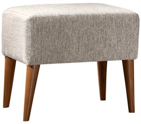 Puff NIMO 46x50 cm krémszínű