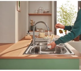 GROHE 40856SD0 - Csepegtetőtálca 450 × 348 mm, szálcsiszolt rozsdamentes acél