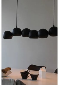 Markslöjd 108860 - Csillár zsinóron CUPOLO 7xE14/40W/230V fekete