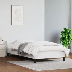 fehér ágykeret fejtámlával matrac nélkül 80 x 200 cm