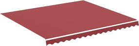Burgundi vörös csere napellenző ponyva 4 x 3,5 m