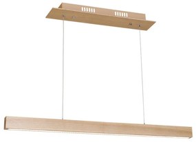 MILAGRO MLP568 TIMBER Modern Led Függesztett Lámpa Világos Fa LED IP20