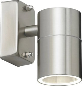 ENDON EL-40094 CANON Modern Kültéri Fali Lámpa Polírozott Rozsdamentes Acél, Átlátszó GU10 IP44