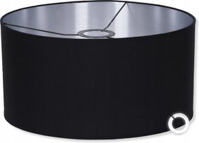 Fekete Ezüst Lámpaernyő függő állólámpához