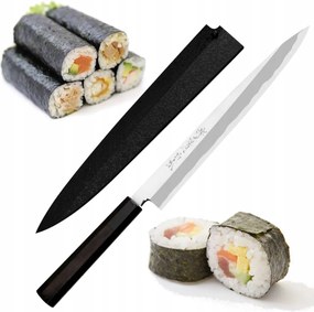 Sakai Takayuki Byakko Shirogami#1 Japán Kiritsuke Yanagiba kés 61HR 24cm