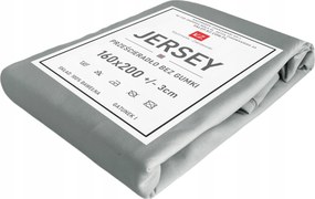 jersey lepedő gumi nélküli160x200 szürke