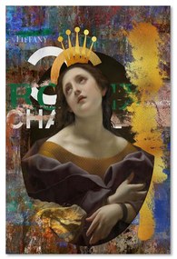 Gario Vászonkép Chanel háttér portré - Jose Luis Guerrero Méret: 70 x 100 cm