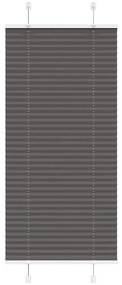 pliszírozott redőny fekete 65x150 cm szövetszélesség 64,4 cm