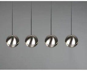 Trio - Csillár zsinóron FLETCHER 4xE14/40W/230V matt króm