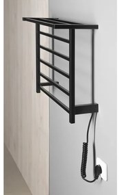 Sapho - Elektromos törölközőszárító ELZOR 60W/230V 47x50 cm matt fekete