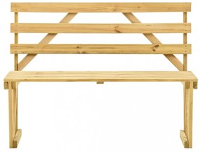 impregnált fenyőfa kerti pad 120 cm