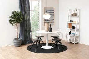 Ibiza Kerek Étkezőasztal Fehér 74cm