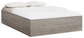 BELLA ágy 160 x 200 cm, szarvasgomba tölgy Matrac: Somnia matrac 18 cm, Ágyrács: Deszkás ágyráccsal