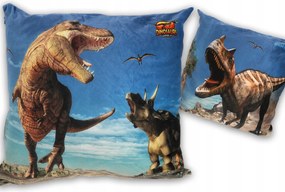 Töltettel/cipzárral ellátott párna Dinoszauruszok 20