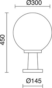Novolux VIC 344B-G05X1A-02 Állólámpa 1x105W/E27 IP43