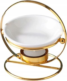 Illatos Kandalló KZ-09 Arany Kerámia Viasz Diffúzor Olajok Aromaterápia