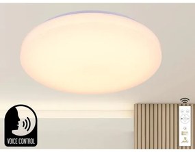 LED Dimmelhető mennyezeti lámpa hangvezérléssel OPAL LED/48W/230V + távirányító