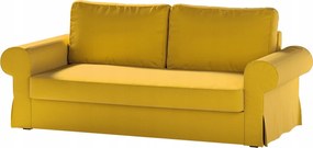 Dekoria Backabro 3 személyes összecsukható kanapé huzat Ikea sárga