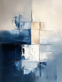 Canvas Vászonkép Absztrakt 3D Szerkezet Geometria Glett 75x100