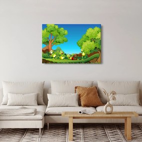 Kép - Boldog békák (90x60 cm)