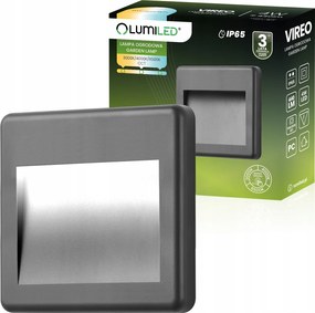 Led Kerti Lámpa Kültéri Fali Elemes 4W 3 Szín IP65