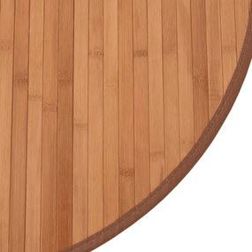kerek természetes bambusz szőnyeg 60 cm