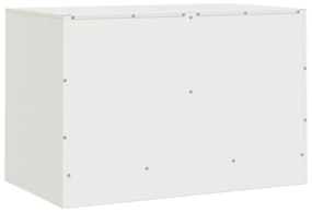 2 db fehér acél TV-szekrény 67 x 39 x 44 cm