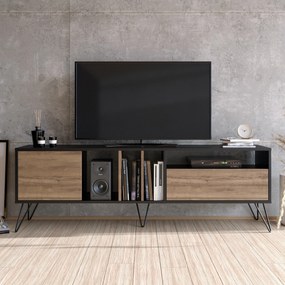 TV szekrény Mistico (180) - Walnut, Black