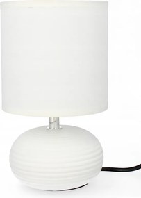 Asztali lámpa dekoráció glamour kerámia lámpabúra éjjeli lámpa fehér