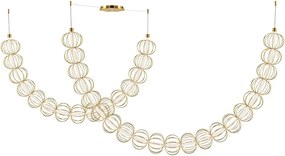 Maytoni modern függeszték golden cage fehér sárga mymod216pl-l55g3k