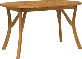 vidaXL tömör akácfa kerti asztal 150 x 90 x 75 cm