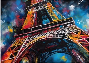 Kép - Az Eiffel-torony festménye II. (70x50 cm)
