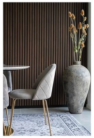 Világosszürke bársony étkezőszék szett 2 db-os Geneve – House Nordic