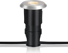 MARKSLÖJD 107716 GARDEN24 Kültéri Talajba Építhető Lámpa Ezüst LED IP44