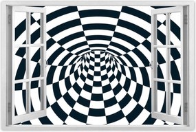 Poszterek 60x40 Absztrakt fekete-fehér