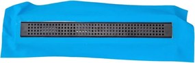 Euro Standard zuhanyfolyóka - MATT FEKETE - Ø 50 mm kifolyással - 60 cm