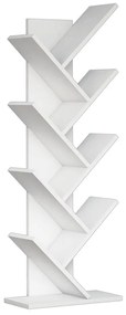 Fehér polcos állvány 46x128,5 cm Hitit – Kalune Design