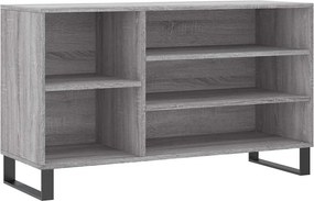 vidaXL szürke sonoma színű szerelt fa cipősszekrény 102x36x60 cm